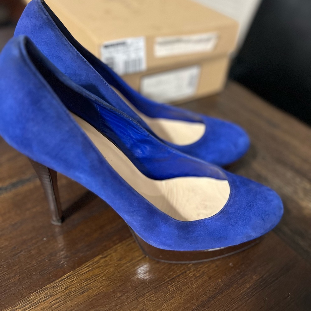 Cole Haan Blue Heels, Size 10